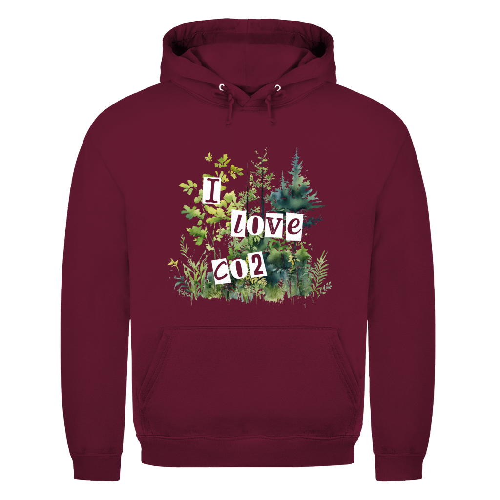 Herren Hoodie I LOVE CO2