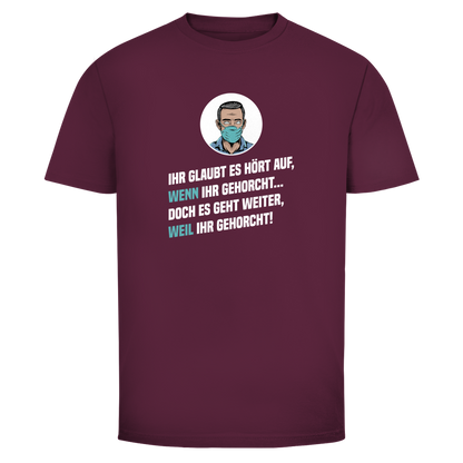 Herren T-Shirt Gehorsam