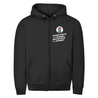 Unisex Zipper Hoodie Gehorsam
