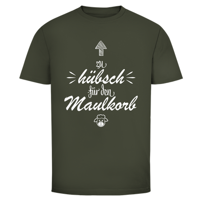 Herren T-Shirt Zu hübsch für den Maulkorb