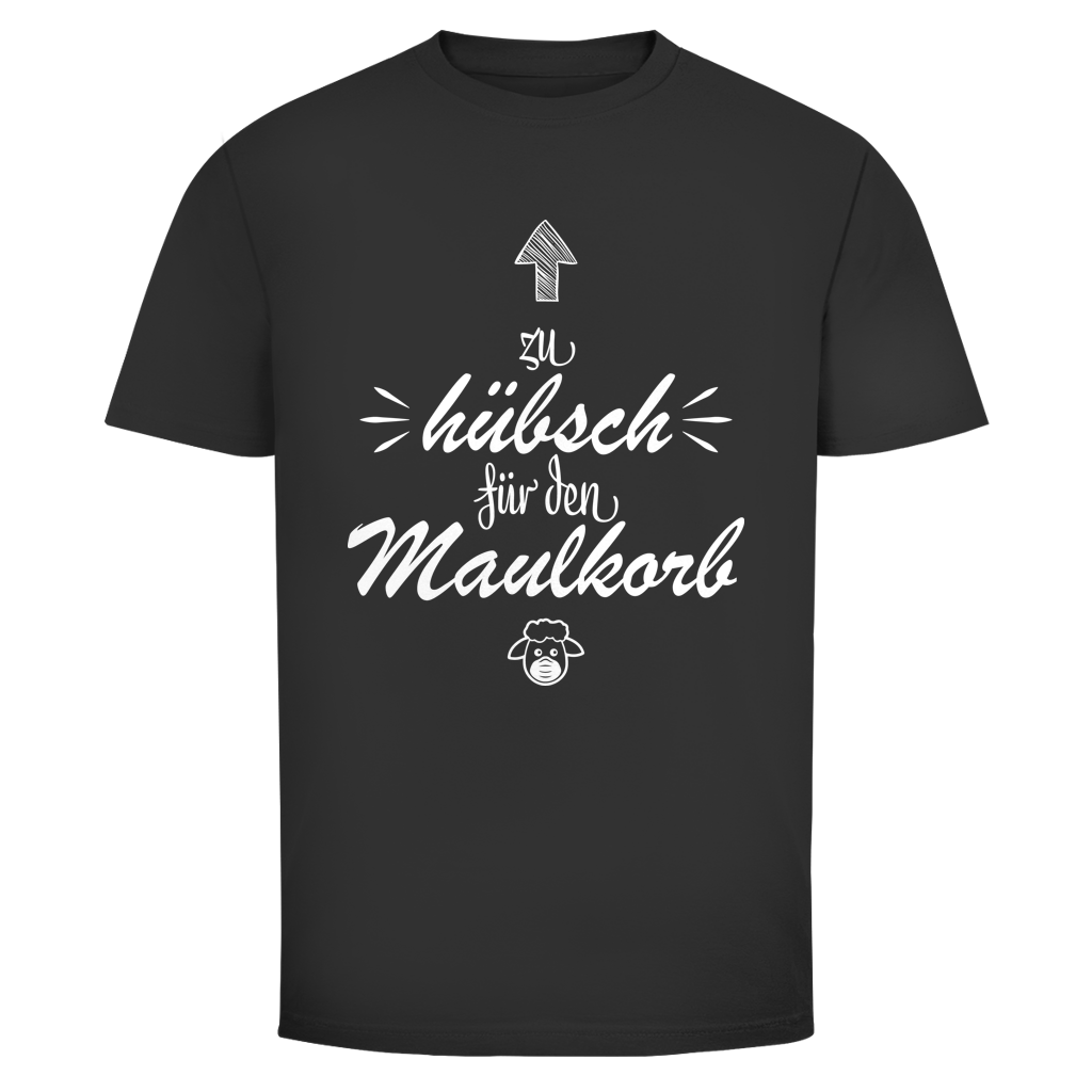 Herren T-Shirt Zu hübsch für den Maulkorb