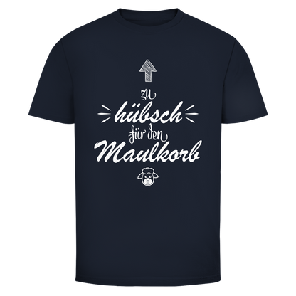 Herren T-Shirt Zu hübsch für den Maulkorb