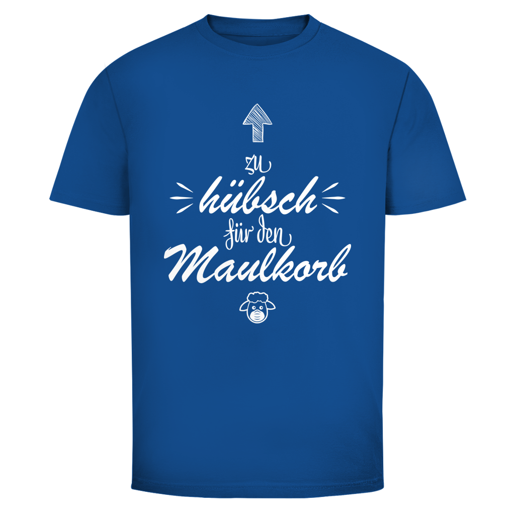 Herren T-Shirt Zu hübsch für den Maulkorb