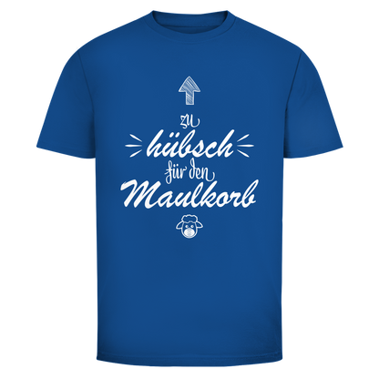 Herren T-Shirt Zu hübsch für den Maulkorb