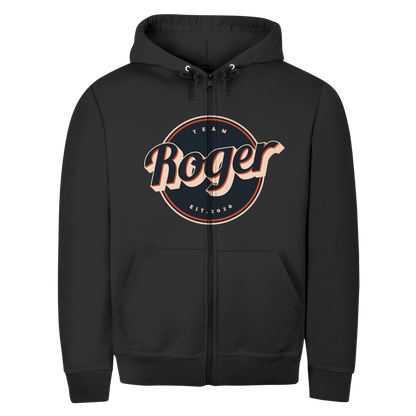 Unisex Zipper Hoodie Team Roger