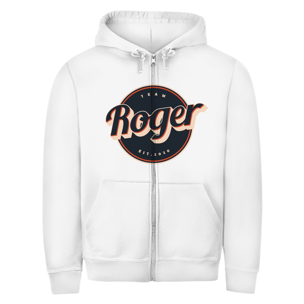 Unisex Zipper Hoodie Team Roger
