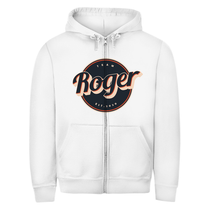 Unisex Zipper Hoodie Team Roger