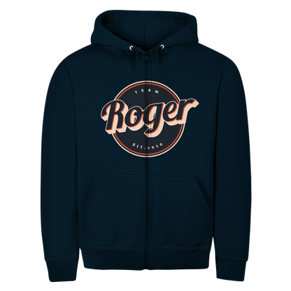 Unisex Zipper Hoodie Team Roger
