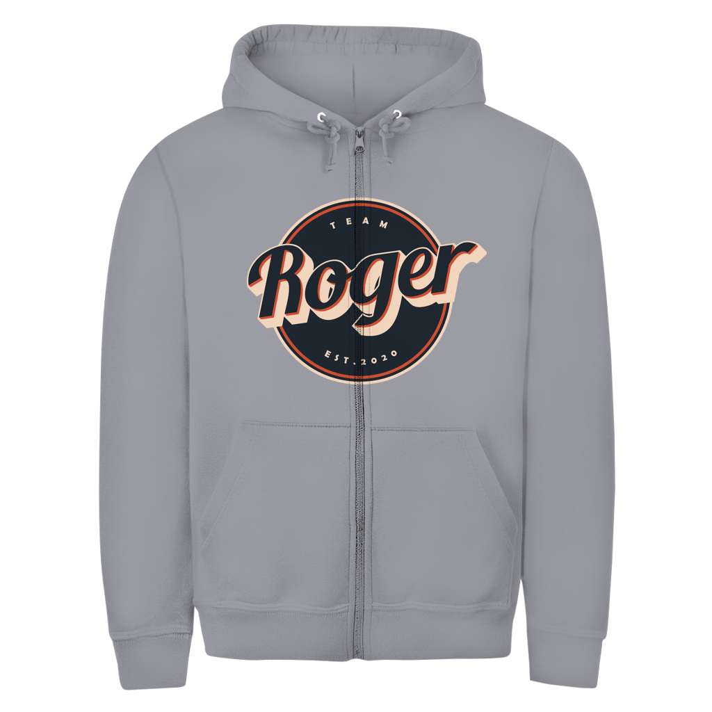 Unisex Zipper Hoodie Team Roger
