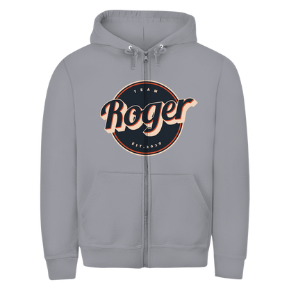 Unisex Zipper Hoodie Team Roger