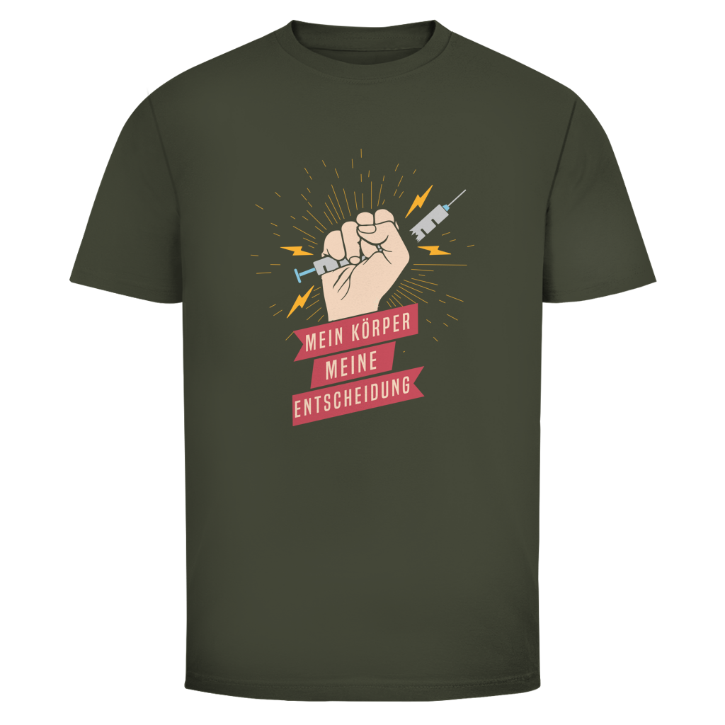 Herren T-Shirt Mein Körper, meine Entscheidung