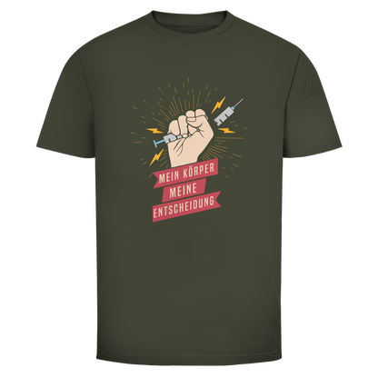Herren T-Shirt Mein Körper, meine Entscheidung