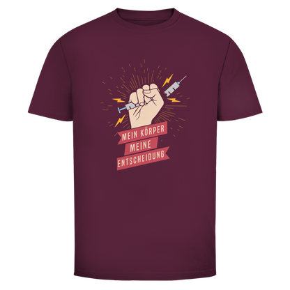 Herren T-Shirt Mein Körper, meine Entscheidung