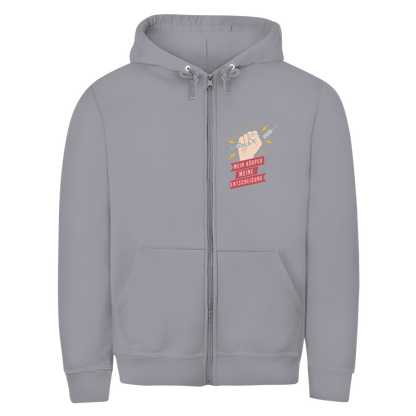 Unisex Zipper Hoodie Mein Körper, meine Entscheidung