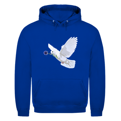 Herren Hoodie Friedenstaube mit Boschimodistel