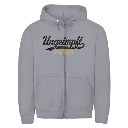 Unisex Zipper Hoodie Ungeimpft & nie bereut!