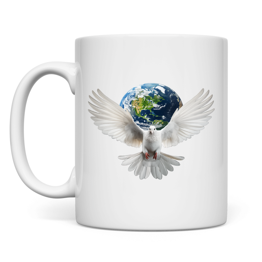 Tasse Weltfrieden