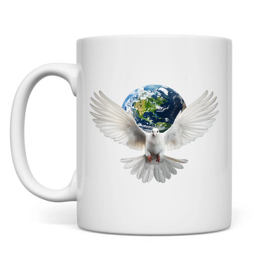 Tasse Weltfrieden