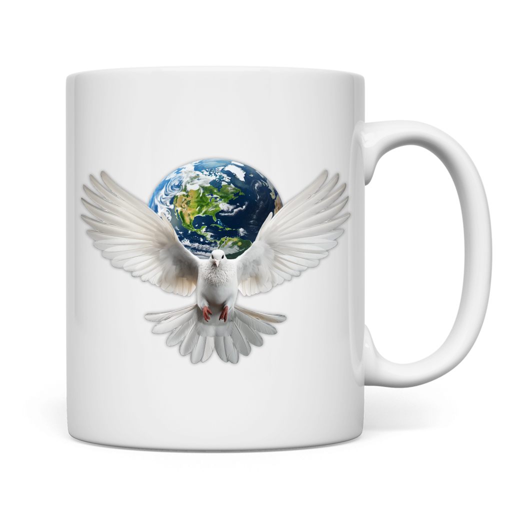 Tasse Weltfrieden