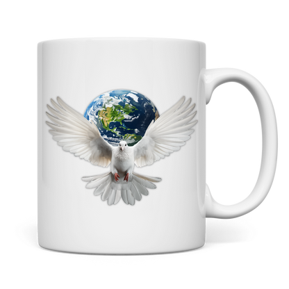 Tasse Weltfrieden
