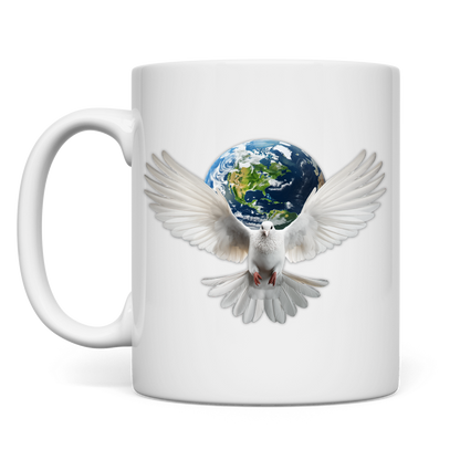 Tasse Weltfrieden