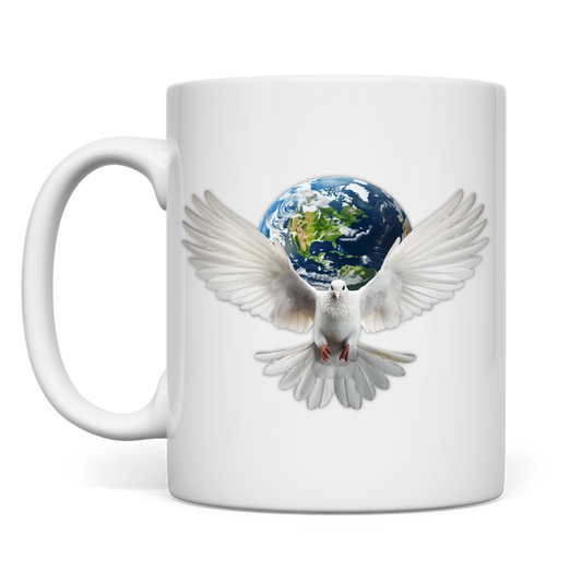 Tasse Weltfrieden