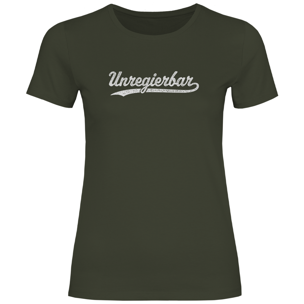 Damen T-Shirt Unregierbar
