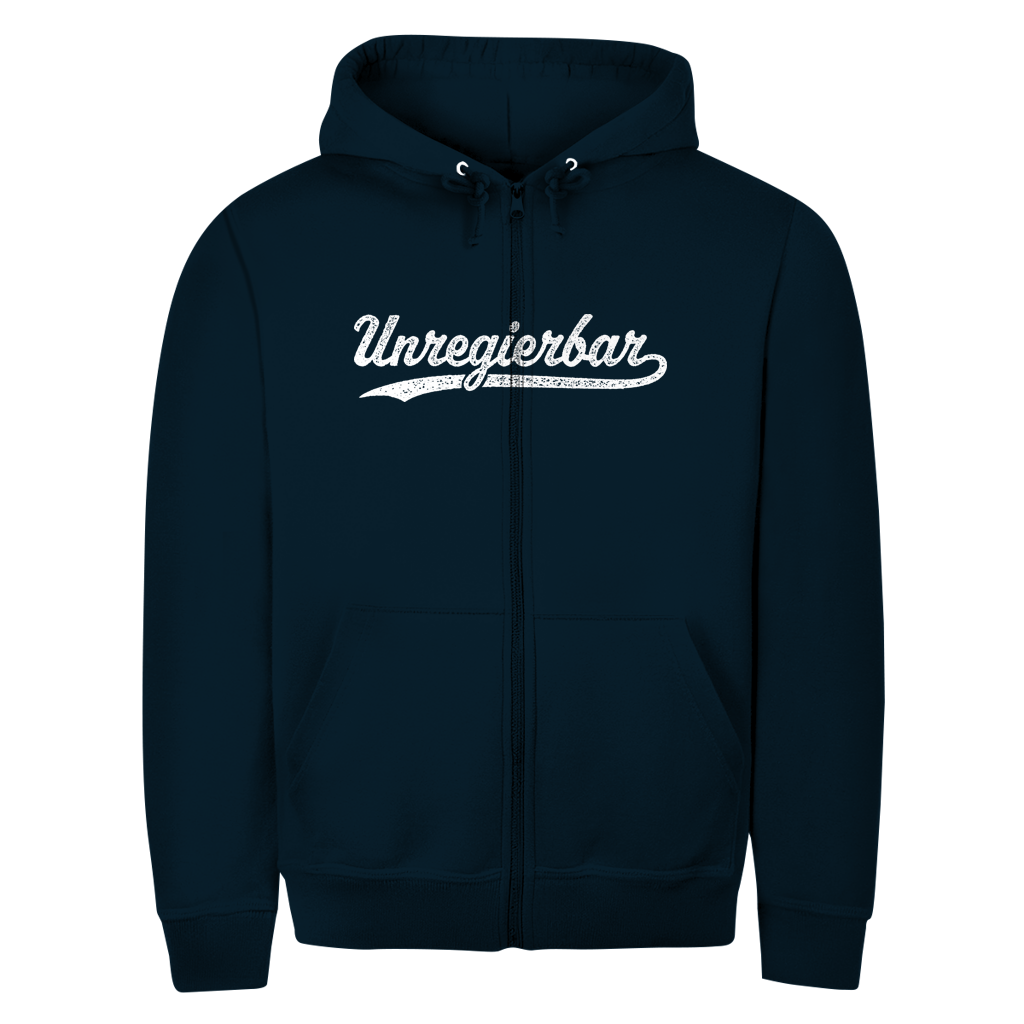 Herren Zipper Hoodie Unregierbar