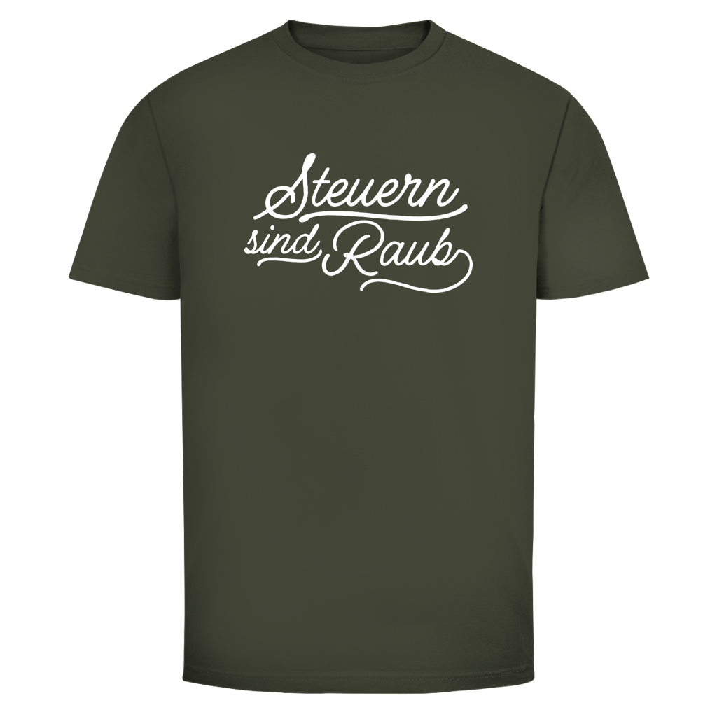 Herren T-Shirt Steuern sind Raub
