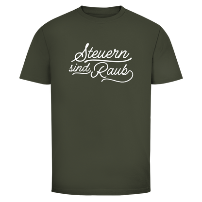 Herren T-Shirt Steuern sind Raub