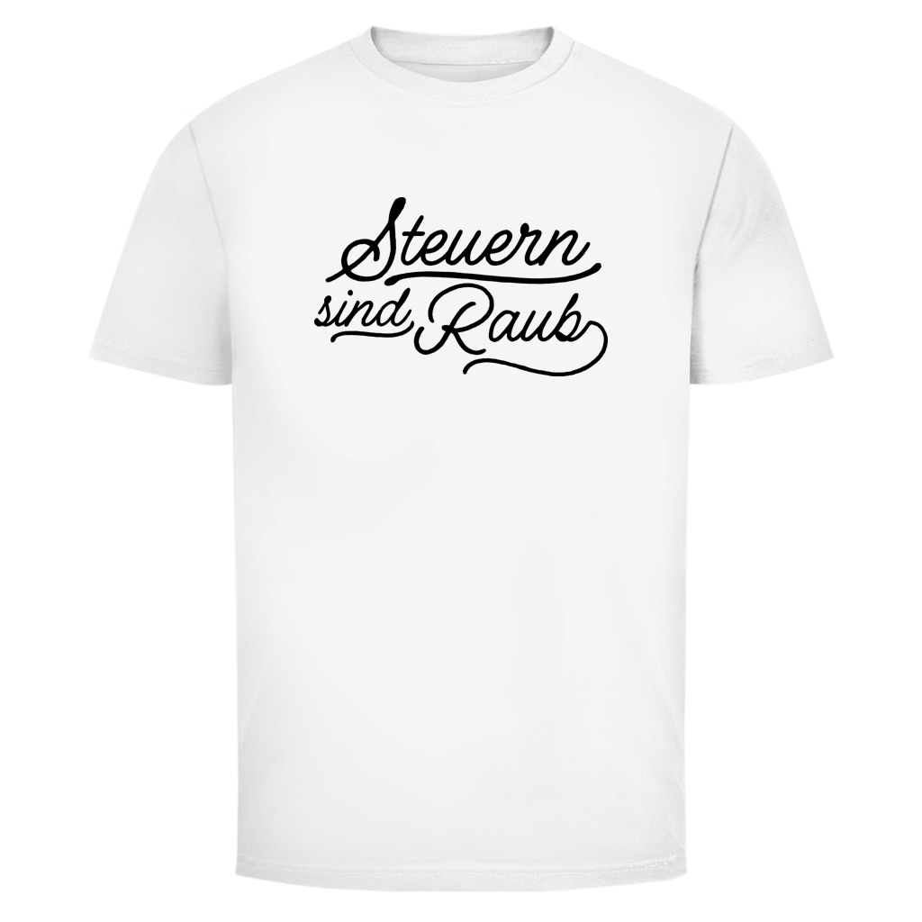 Herren T-Shirt Steuern sind Raub