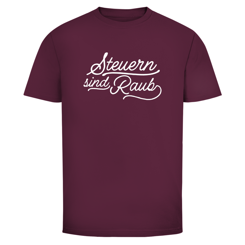 Herren T-Shirt Steuern sind Raub
