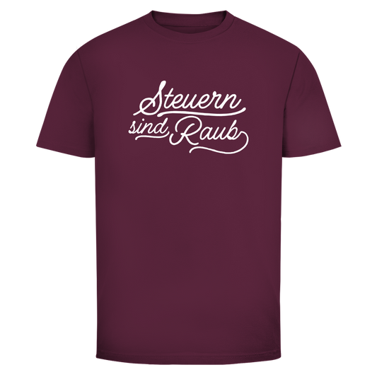 Herren T-Shirt Steuern sind Raub