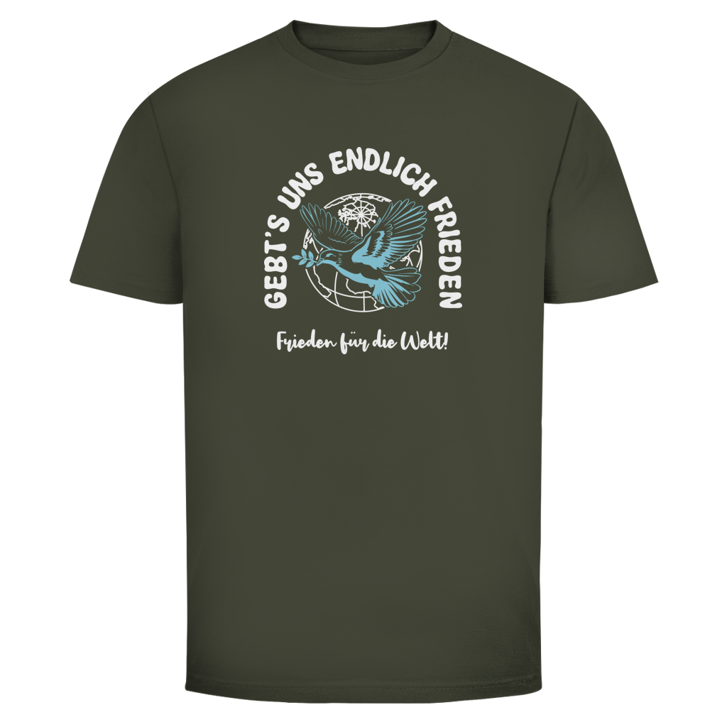 Herren T-Shirt Frieden für die Welt