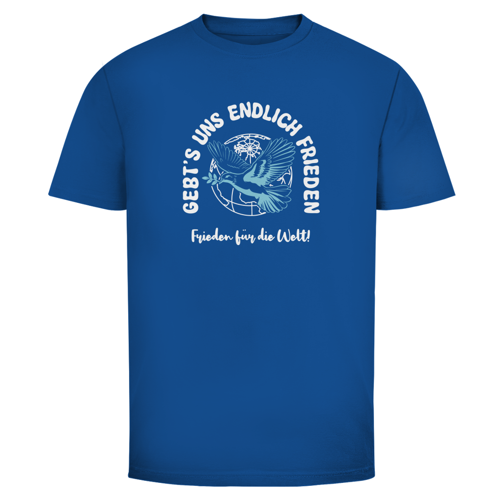 Herren T-Shirt Frieden für die Welt