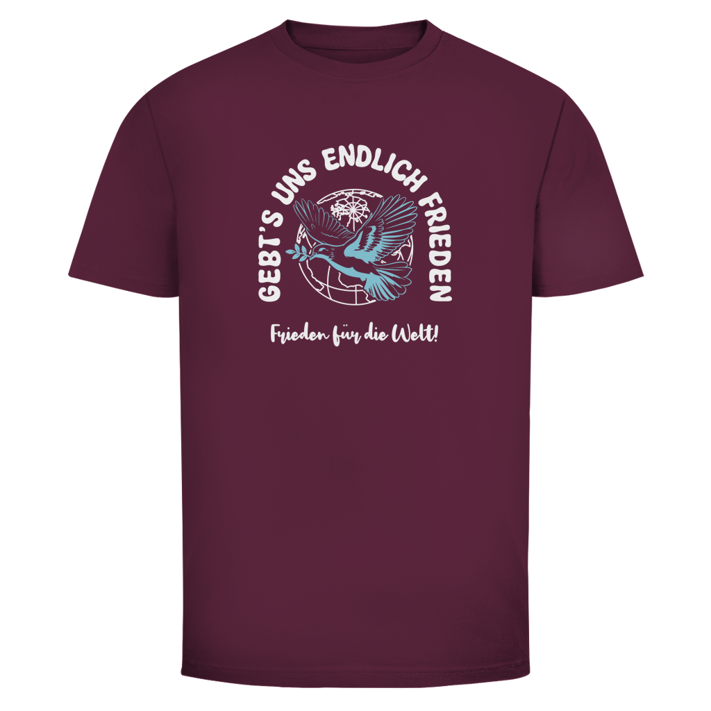 Herren T-Shirt Frieden für die Welt