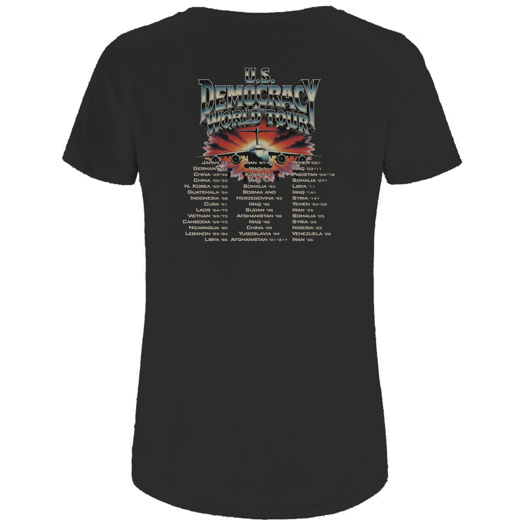 Damen Premium Bio T-Shirt U.S. Democracy World Tour