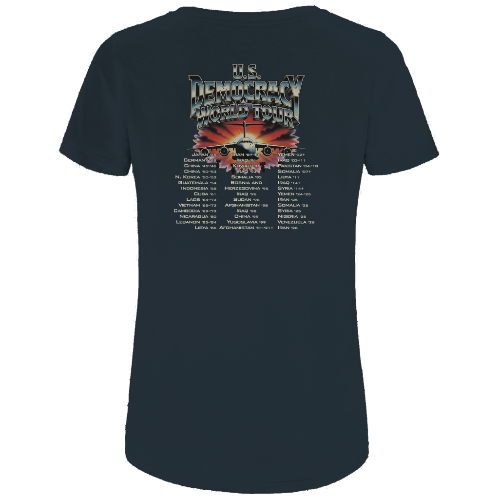 Damen Premium Bio T-Shirt U.S. Democracy World Tour