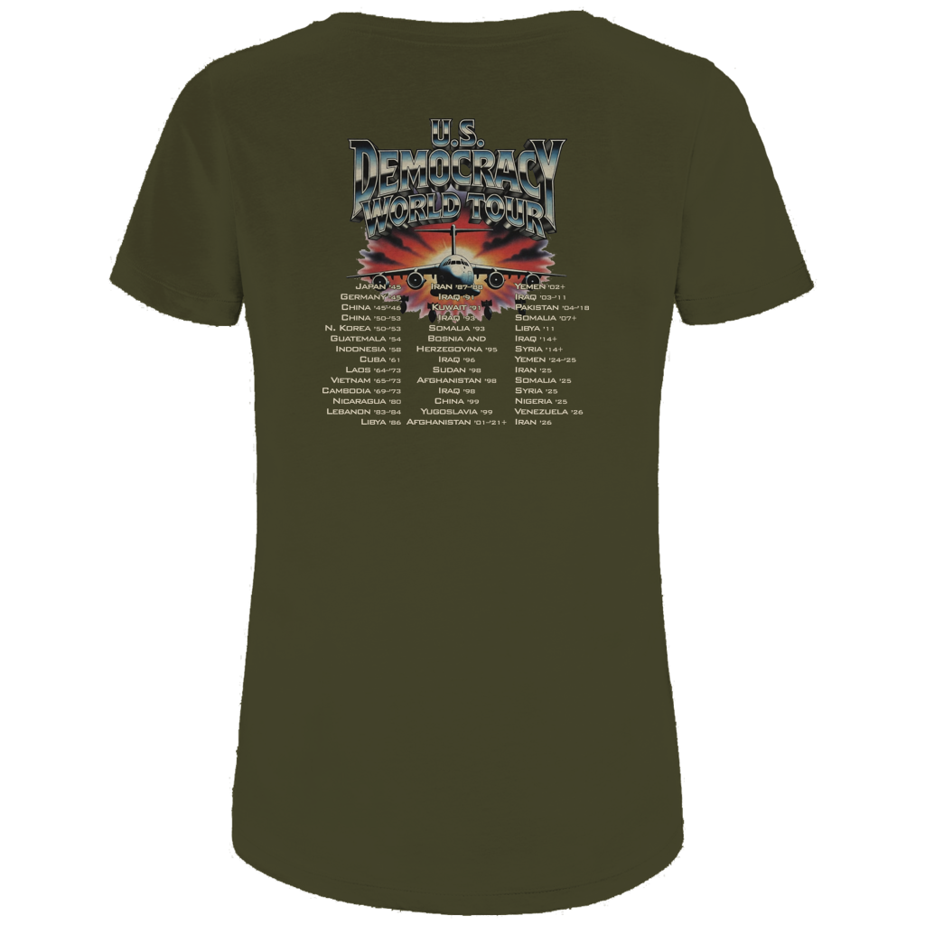 Damen Premium Bio T-Shirt U.S. Democracy World Tour