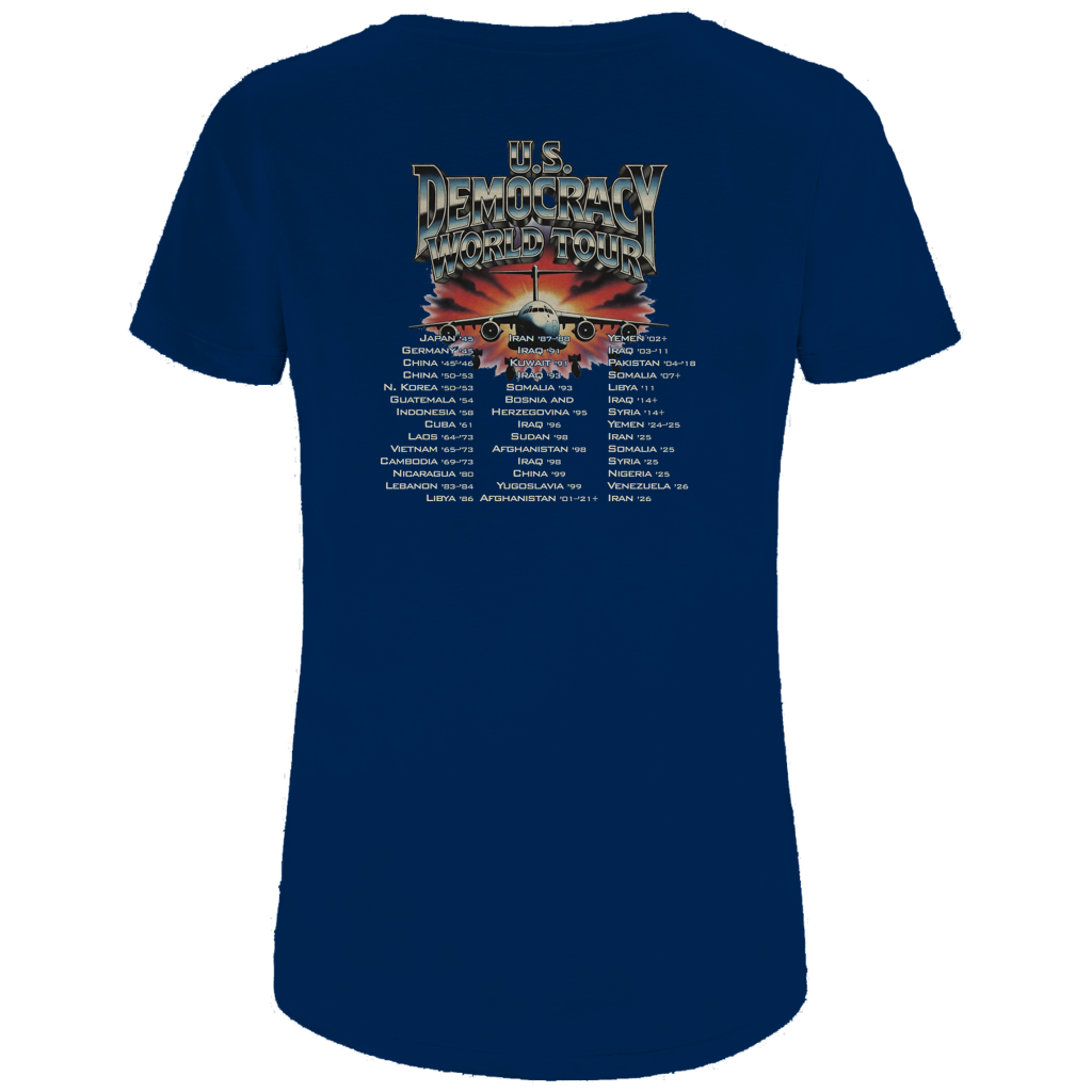 Damen Premium Bio T-Shirt U.S. Democracy World Tour