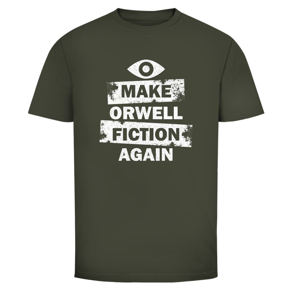 Herren T-Shirt Make Orwell Fiction Again