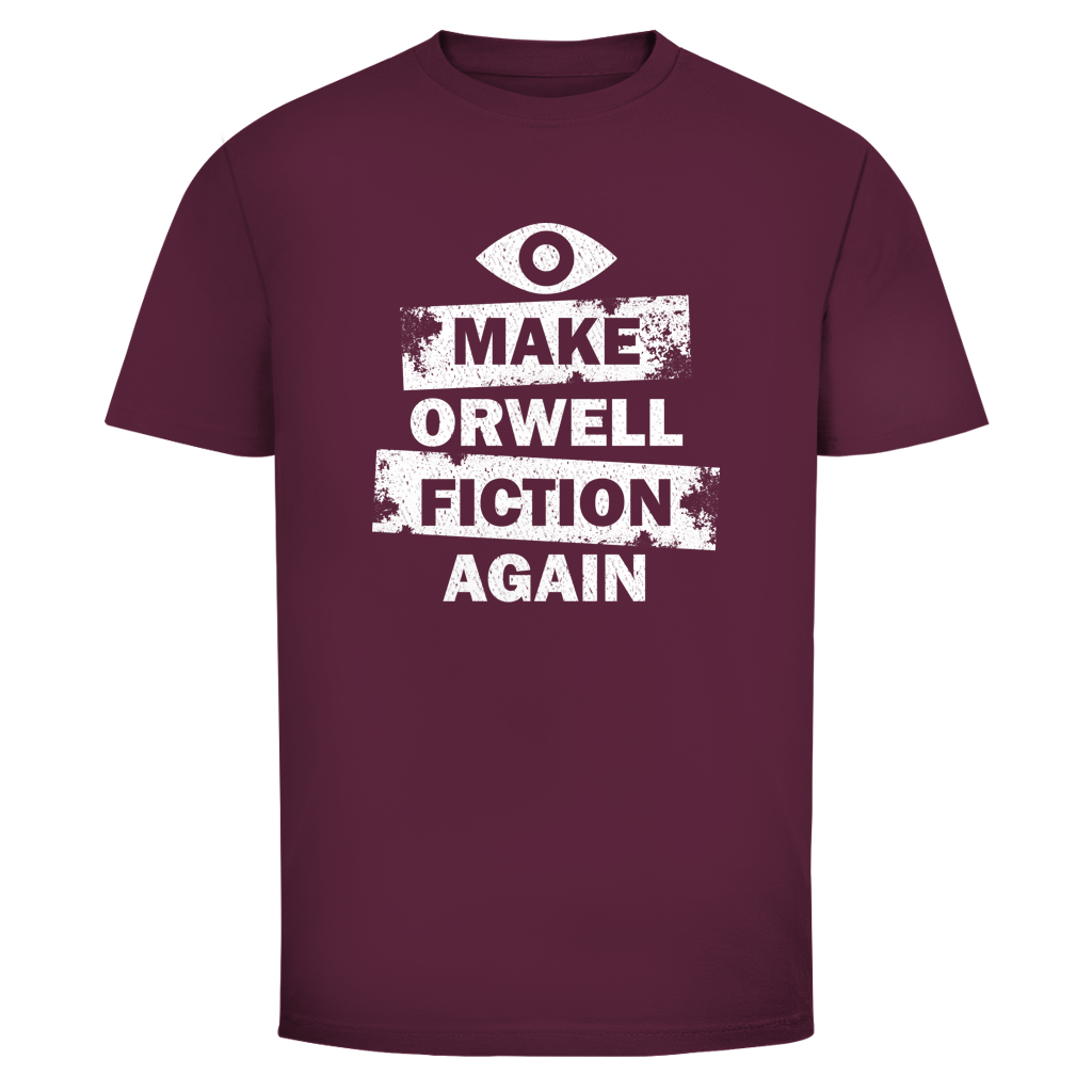 Herren T-Shirt Make Orwell Fiction Again