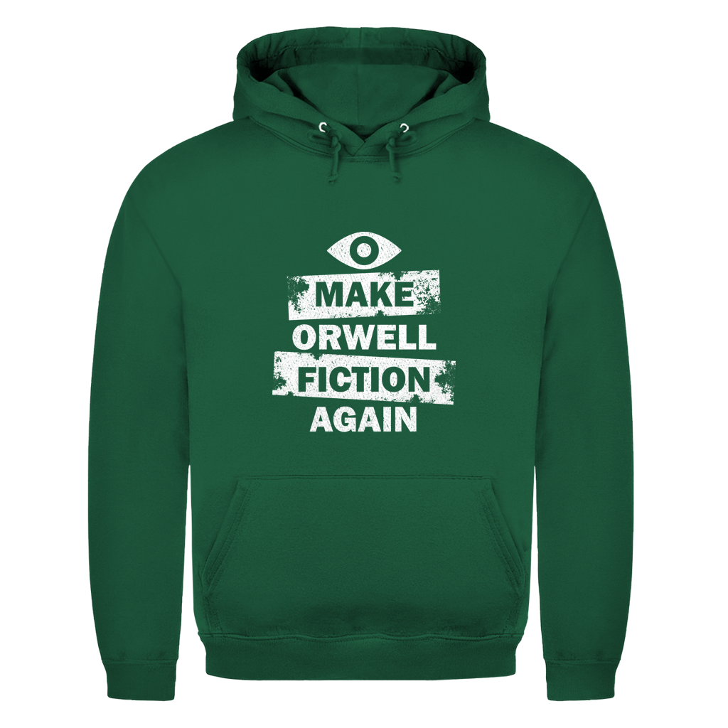 Herren Hoodie Make Orwell Fiction Again