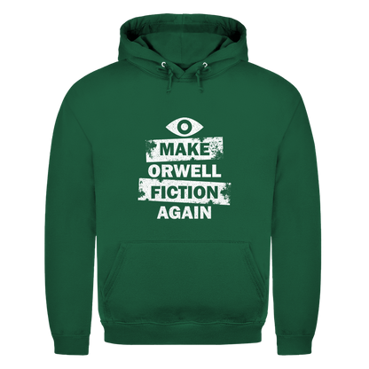 Herren Hoodie Make Orwell Fiction Again