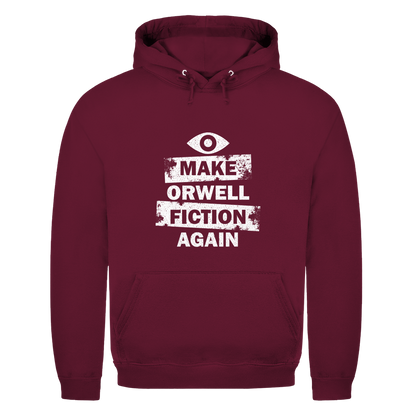 Herren Hoodie Make Orwell Fiction Again