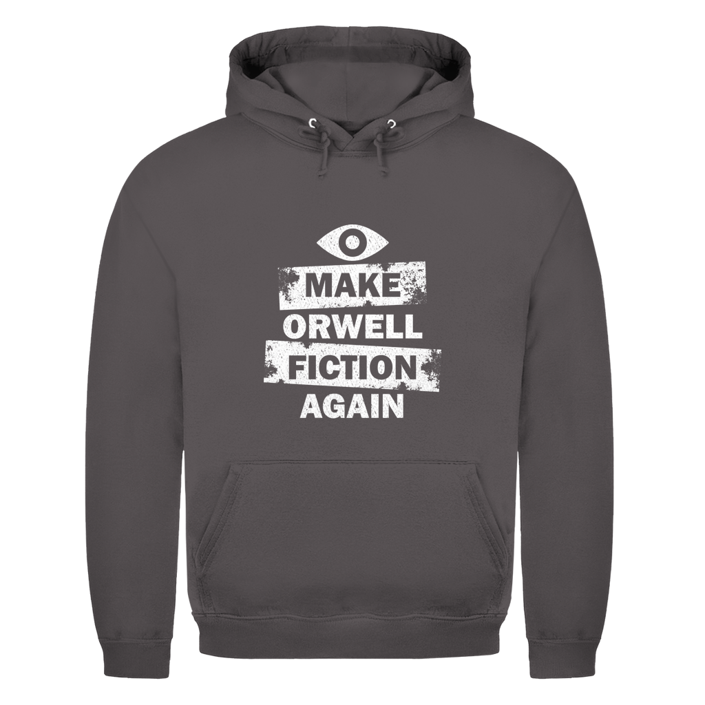 Herren Hoodie Make Orwell Fiction Again