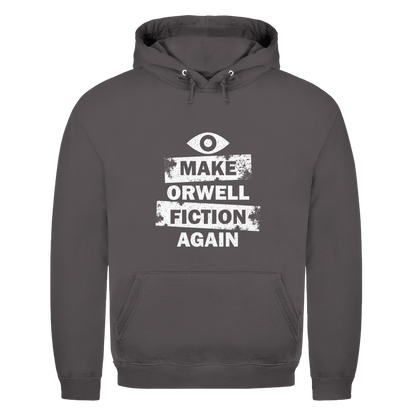 Herren Hoodie Make Orwell Fiction Again