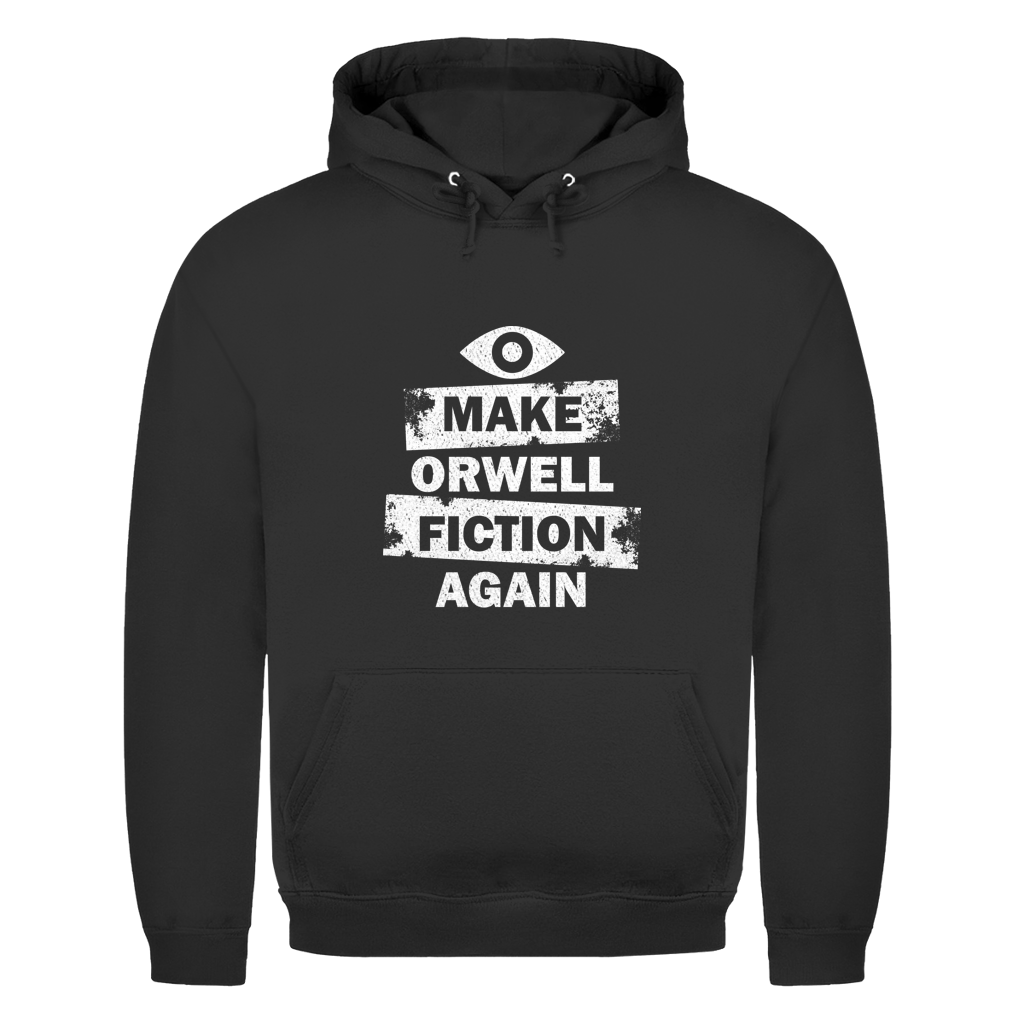Herren Hoodie Make Orwell Fiction Again
