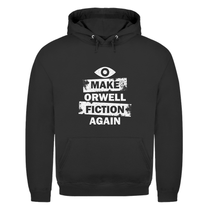 Herren Hoodie Make Orwell Fiction Again