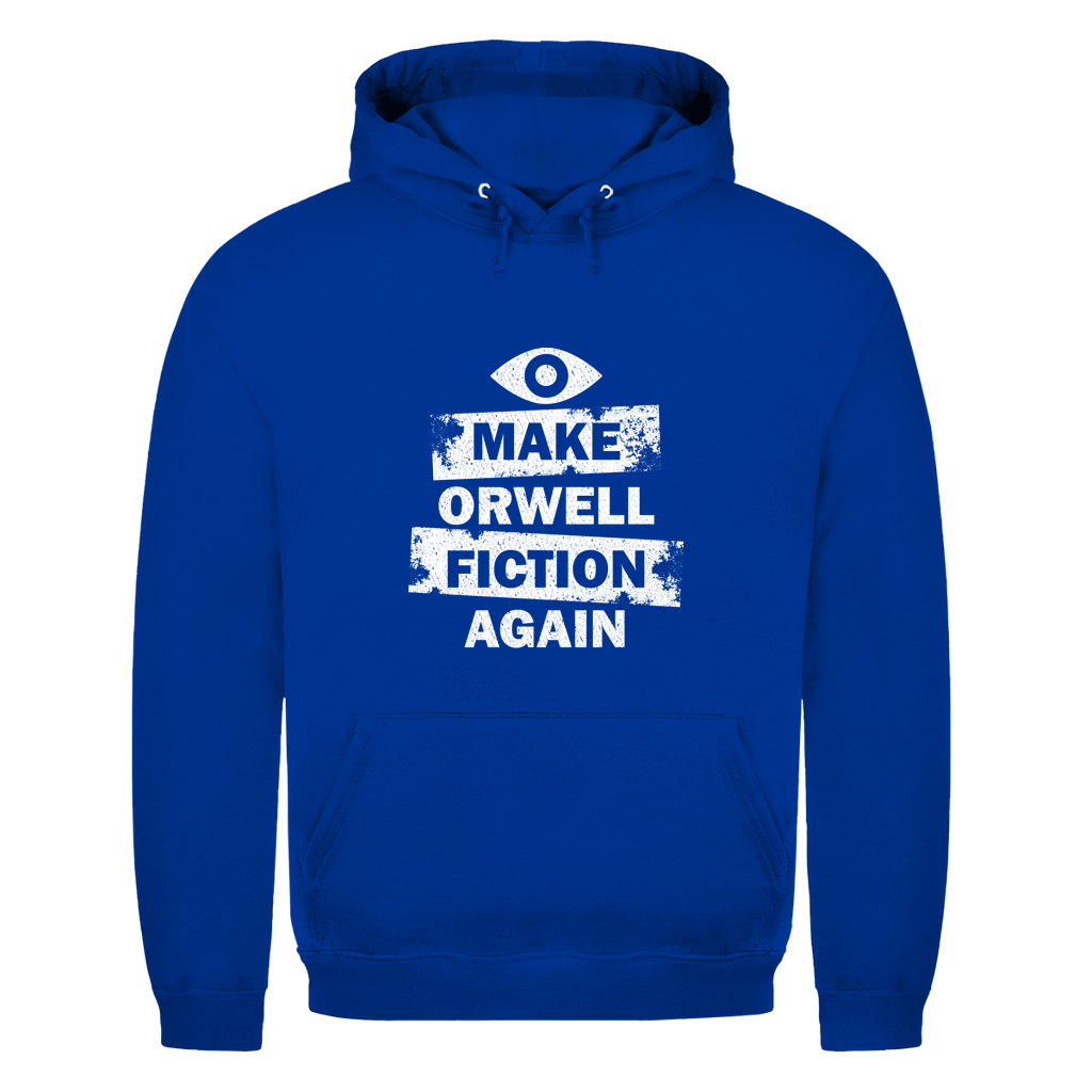 Herren Hoodie Make Orwell Fiction Again